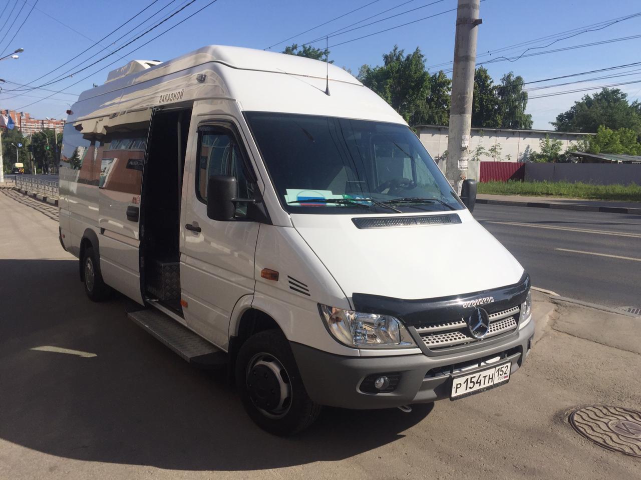 Аренда микроавтобуса Mercedes-Benz Sprinter на 19 мест в Нижнем Новгороде
